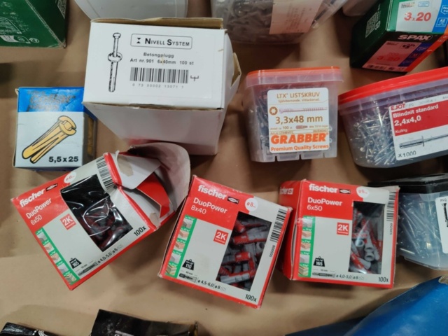 1557999-24 Skruvsortiment, Gunnebo, VSB, Spax, FIXX m.m.