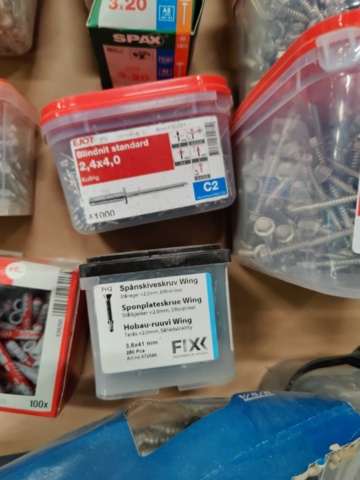 1557999-26 Skruvsortiment, Gunnebo, VSB, Spax, FIXX m.m.