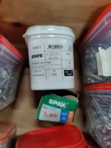 1557999-29 Skruvsortiment, Gunnebo, VSB, Spax, FIXX m.m.