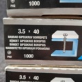 1557760-3 7000 st Bandad Gipsskruv Borrspets 3.5x40 & 3.5x25mm, Gunnebo