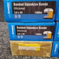 1557772-2 6000 st Bandad Gipsskruv Kombi 3.9x40 & 3.9x30mm, Gunnebo