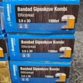 1557772-3 6000 st Bandad Gipsskruv Kombi 3.9x40 & 3.9x30mm, Gunnebo