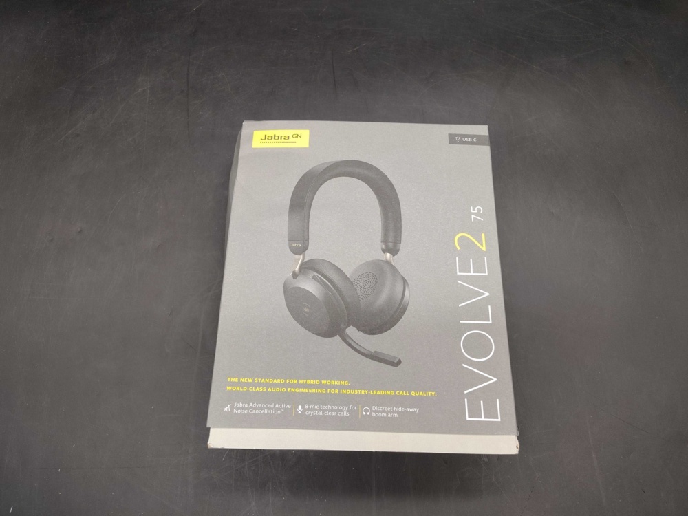 1547175-2 Headset - Jabra, Evolve2 75, MS Stereo USB-C