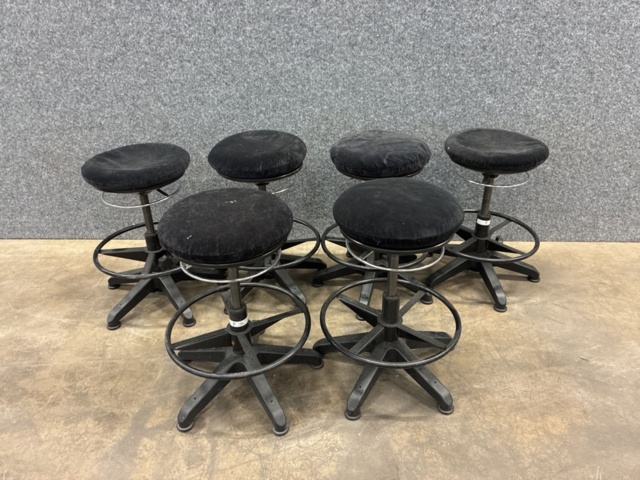 1558030-1 6 st Ergonomiska Sittpallar/Verkstadspallar