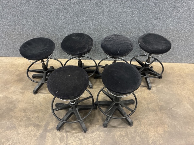 1558030-2 6 st Ergonomiska Sittpallar/Verkstadspallar