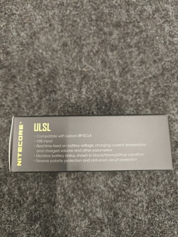 1558227-21 Batteriladdare för kamerabatterier Nitecore