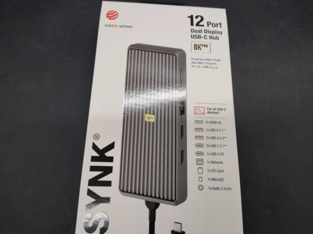 1558282-3 USB Hub - Unisync, 12 Ports, 8K Pro