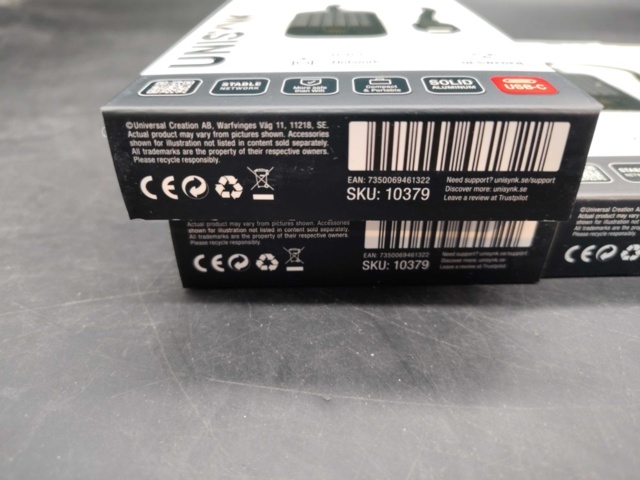 1547183-5 Network adapter, 5 pcs - Unisynk, USB-C to Ethernet
