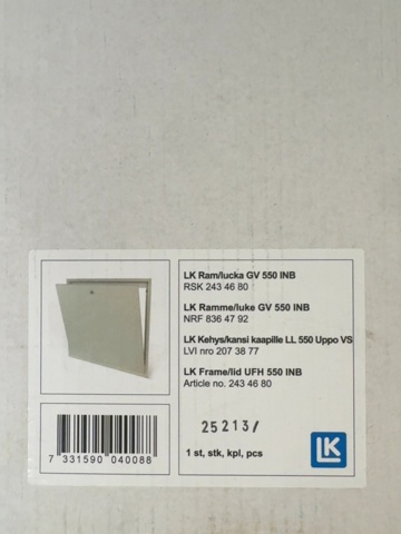 1458453-5 LK golvvärmepaket med fördelarskåp och Minishunt M60n