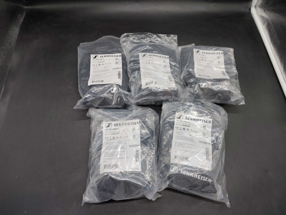 1558346-2 Headset, 5 st - Sennheiser, SC 165 USB-C med 3,5 mm