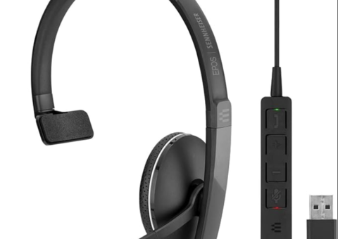 Headset, 4 pcs - Sennheiser, SC 135 USB with 3.5 mm