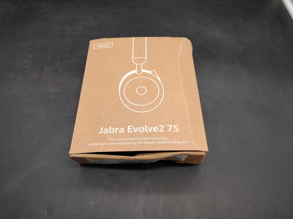 1558355-2 Headset - Jabra Evolve2 75, Bluetooth, Active Noise Cancellation