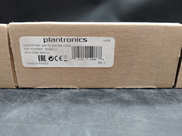 1558378-3 EHS-kabel, 3 st - Plantronics, APN-91