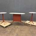 1558037-1 3 st Barbord med glasskivor