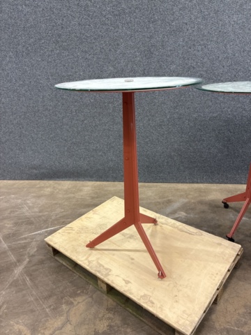 1558037-12 3 st Barbord med glasskivor