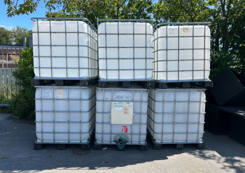 6st IBC-tankar 1000L