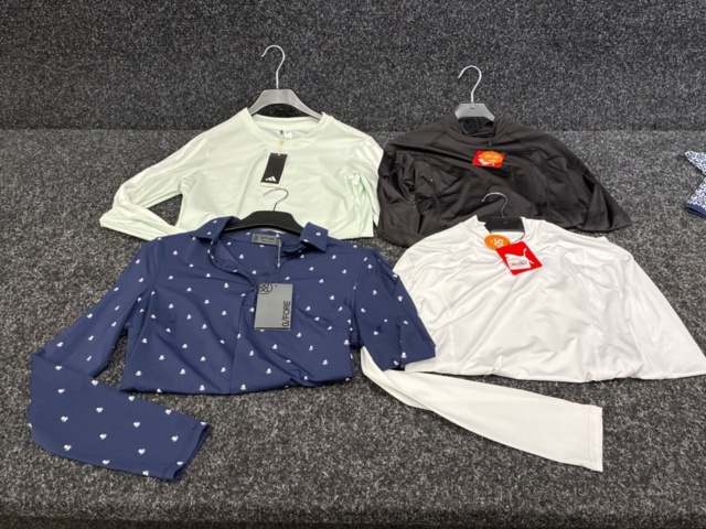4 st Klädesplagg golf, Strl S