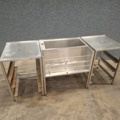 1559078-2 Rostfri diskbänk 2100*650*880mm