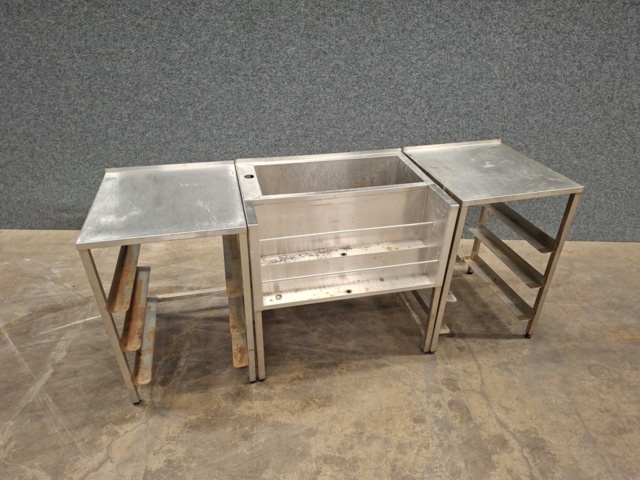 1559078-2 Rostfri diskbänk 2100*650*880mm