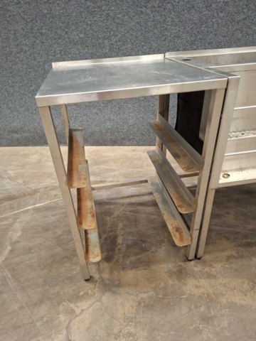1559078-3 Rostfri diskbänk 2100*650*880mm