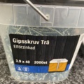 1559107-2 4000 st Gipsskruv Trä 3.9x40mm, Gunnebo