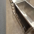 1559078-14 Rostfri diskbänk 2100*650*880mm
