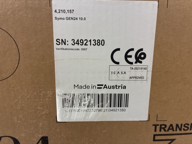 1559108-3 Växelriktare Fronius SYMO GEN24 10.0