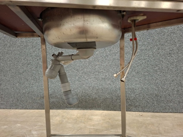 1559079-6 Rostfri diskbänk 1130*600*900mm