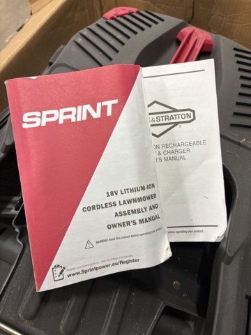 1559115-6 Batteridriven gräsklippare Sprint 18V