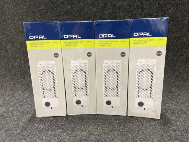 1559112-2 4 st Frostvakter Opal med anslutningssladd, 200W