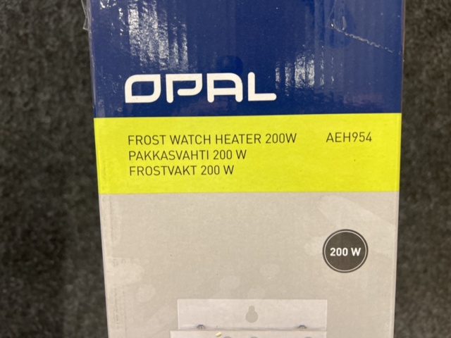 1559112-4 4 st Frostvakter Opal med anslutningssladd, 200W