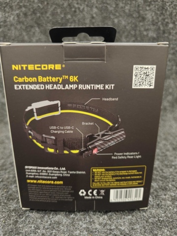 Mångsidig Ficklampa Nitecore LR70 & Nitecore Carbon Battery 6K