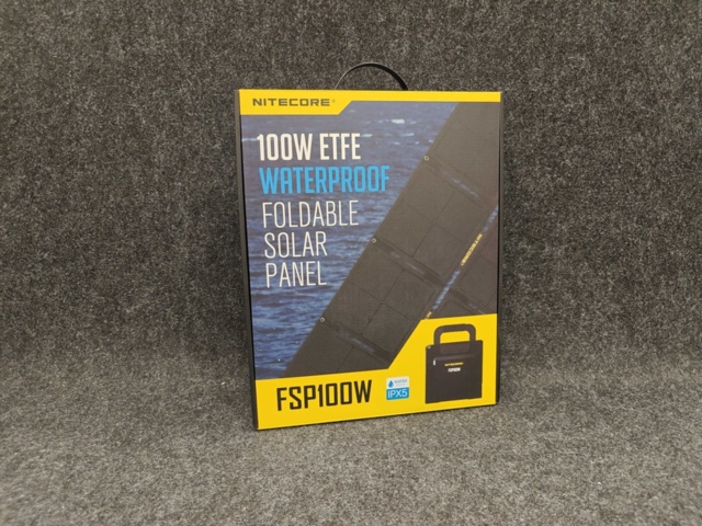 Hopfällbar Solpanel Nitecore FSP100W