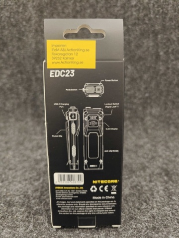 Ficklampa Nitecore EDC23
