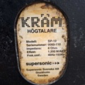 1559085-2 Bashögtalare Kräm BP-12