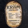1559085-3 Bashögtalare Kräm BP-12
