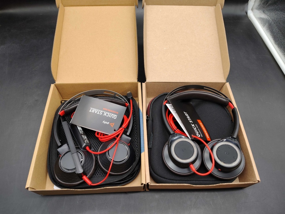1558404-2 Headset, 2 pcs - Poly Blackwire 5220, Blackwire 7225