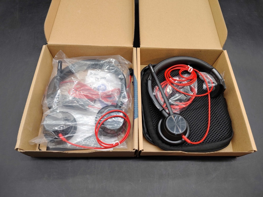 1558405-1 Headset, 2 pcs - Poly Blackwire 3320, Blackwire 3315