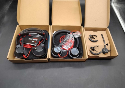 Headset, 3 pcs - Poly Blackwire 5220, Blackwire 3325, HW530
