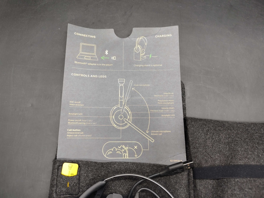 1559123-2 Headset, 2 pcs - Jabra Evolve2 55 Link380a UC Mono