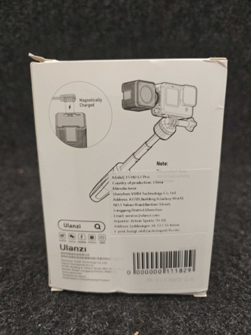 1557346-5 Vattentät Videolampa & Laddare och Förvaringsbox för GoPro