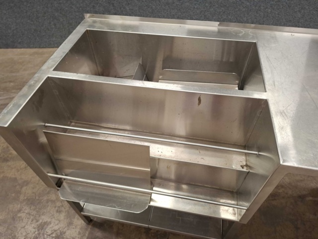 1559088-5 Rostfri diskbänk 2150*650*900mm