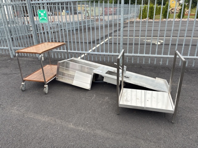 1559088-20 Rostfri diskbänk 2150*650*900mm