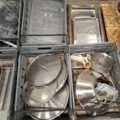 1559091-13 Parti med restaurang- och serveringsutrustning i rostfritt stål m.m.