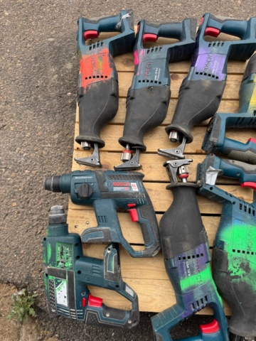 1405981-4 Lot of Bosch Professional electric machines - repair items
