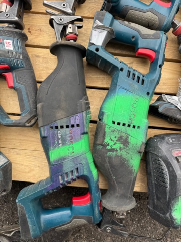 1405981-8 Lot of Bosch Professional electric machines - repair items