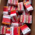 1405982-2 Lot of plastic plugs and used work shoes