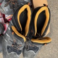 1405982-22 Lot of plastic plugs and used work shoes