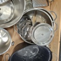 1559097-5 Parti med restaurangutrustning i rostfritt stål m.m.