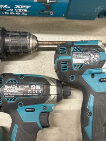 1532117-3 Makita 18V power tools, 5 pcs
